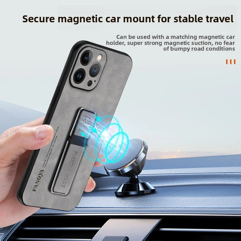 Magnetic PU Stand Case for Xiaomi Ultra