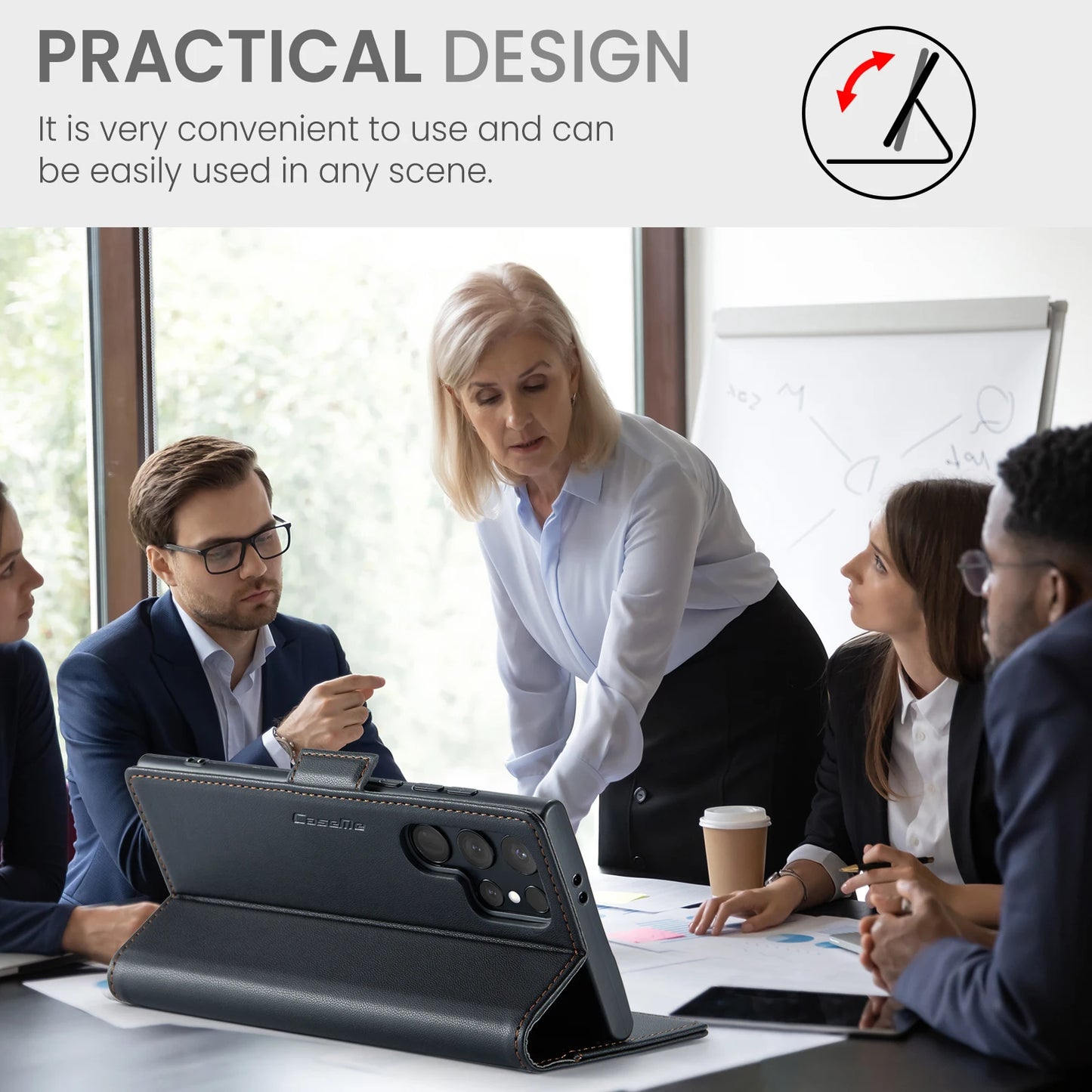 CaseMe RFID Wallet Case for Galaxy