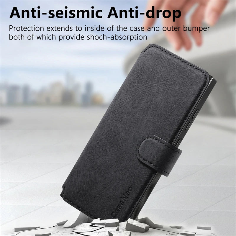 MagSafe Wallet Leather Case for Samsung