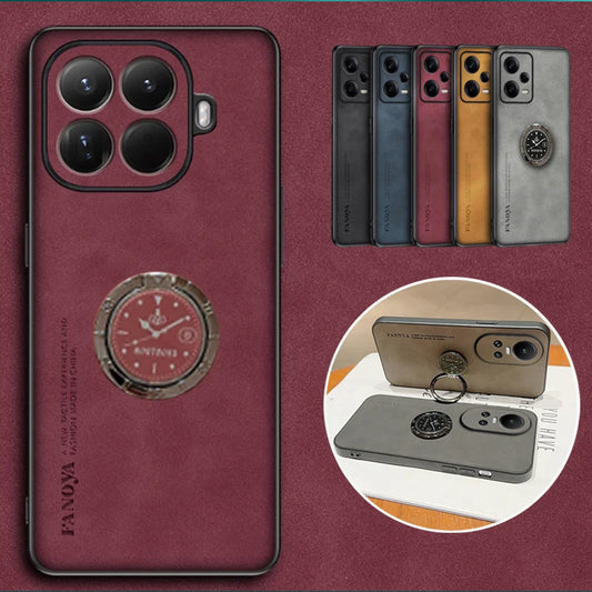 Xiaomi 15T Pro Sheepskin Ring Stand Case