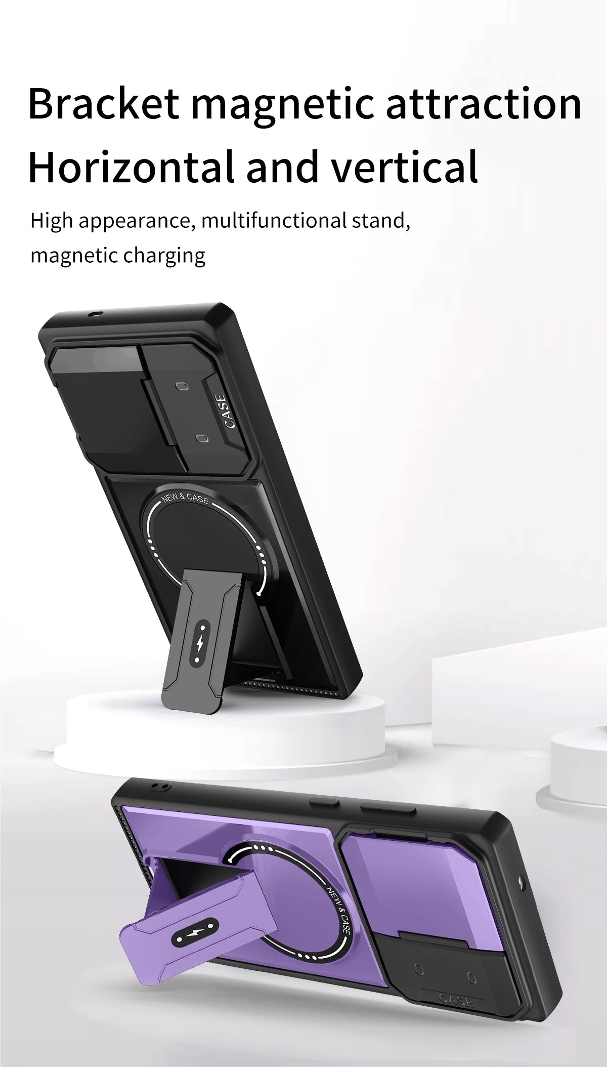 Magnetic Bracket Phone Case Samsung