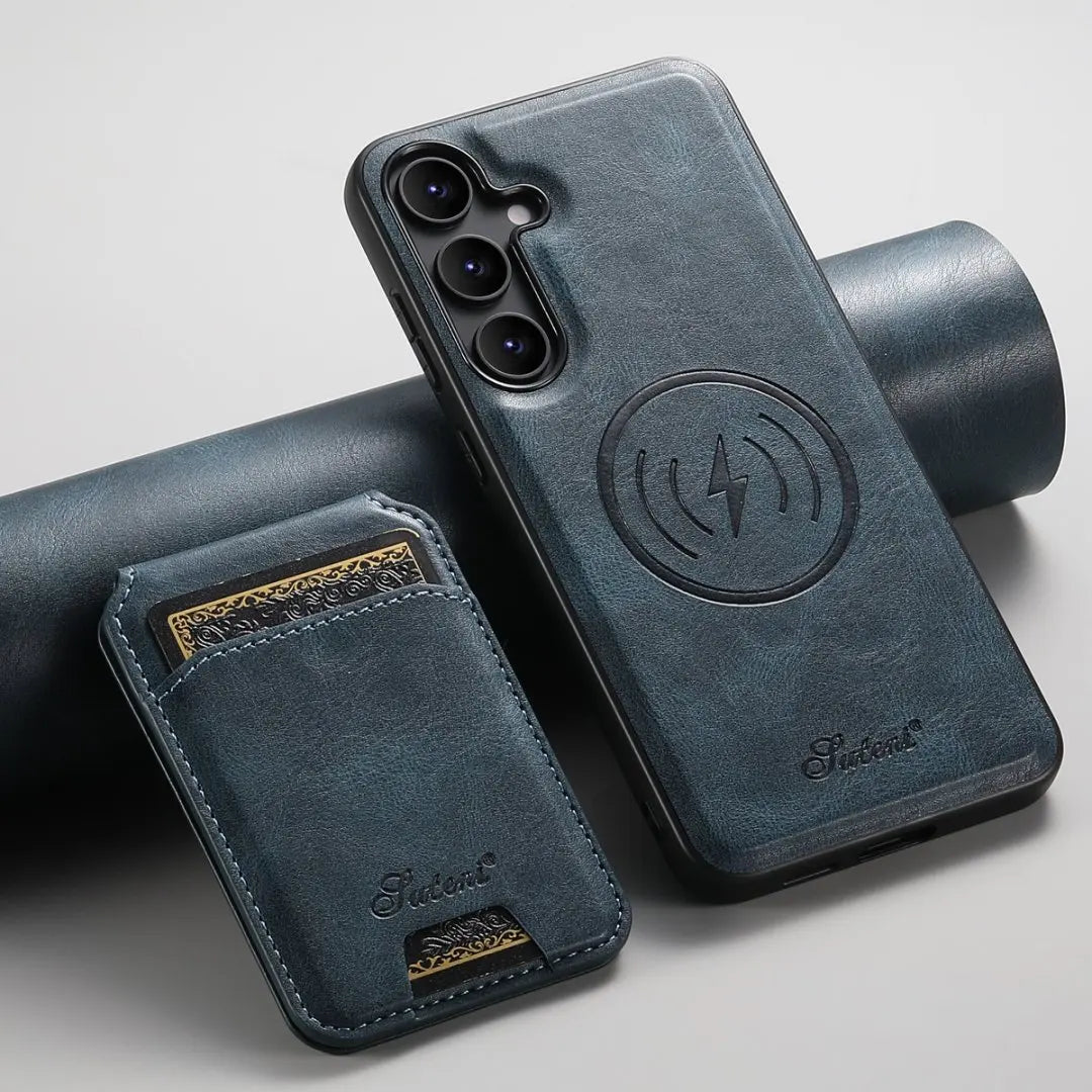 Samsung Magnetic Leather Wallet Case