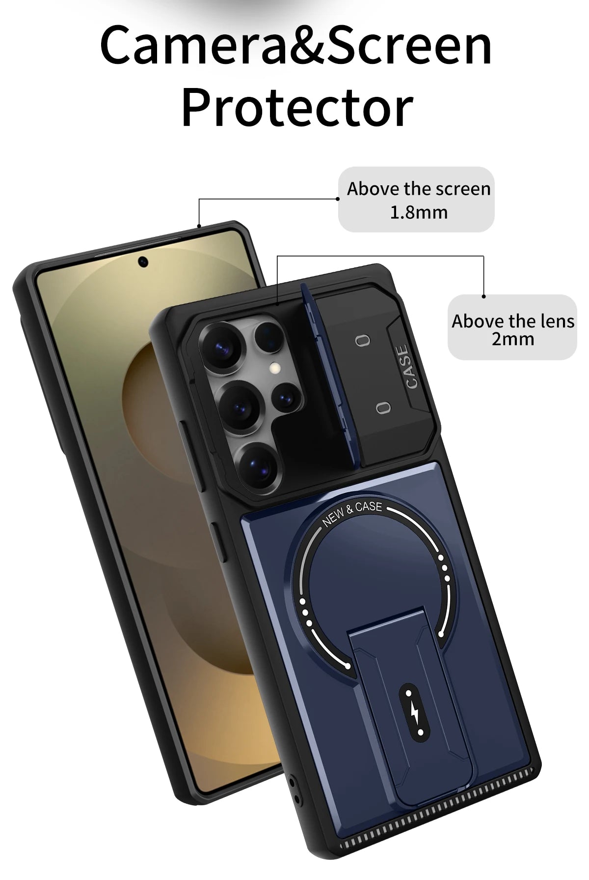 Magnetic Bracket Phone Case Samsung