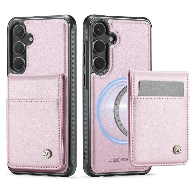 Magnetic Wallet Case Samsung Galaxy