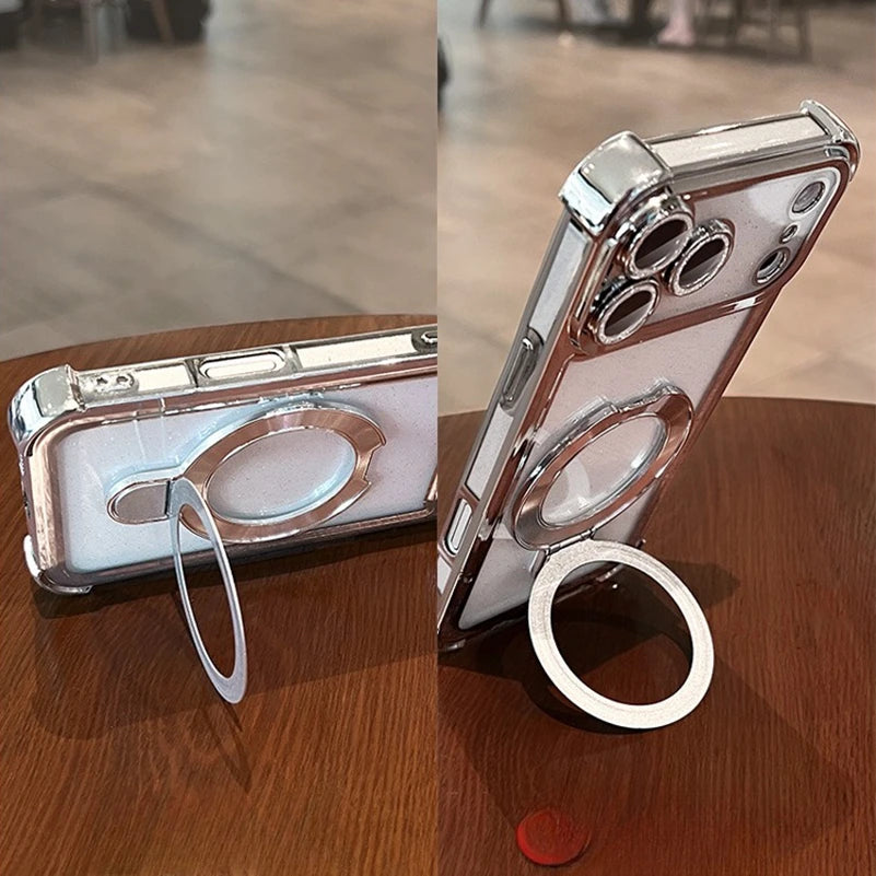 MagSafe Bling Glitter Clear iPhone Case