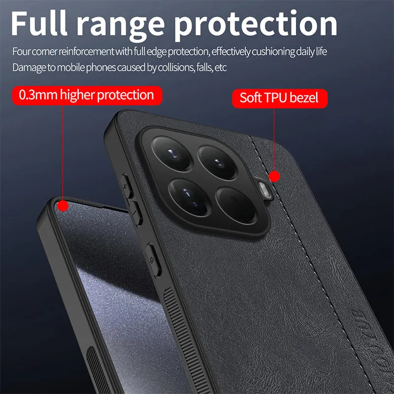 PU Leather Shield Xiaomi 15T Pro Case