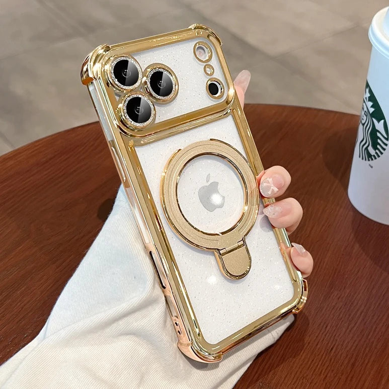 MagSafe Bling Glitter Clear iPhone Case