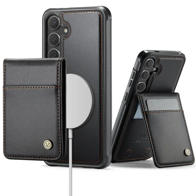 Magnetic Wallet Case Samsung Galaxy