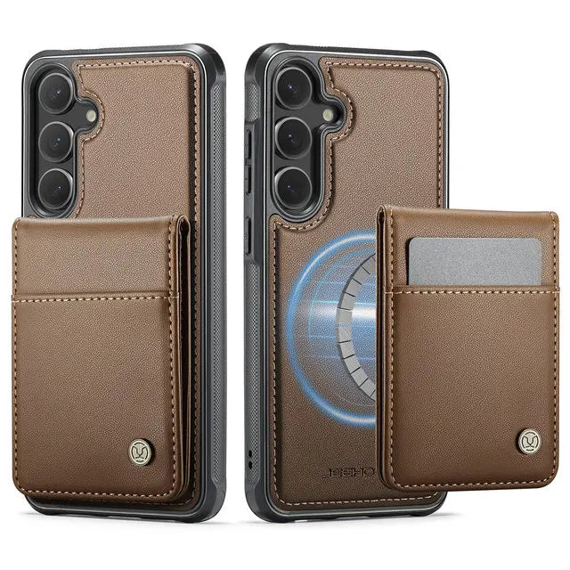 Magnetic Wallet Case Samsung Galaxy
