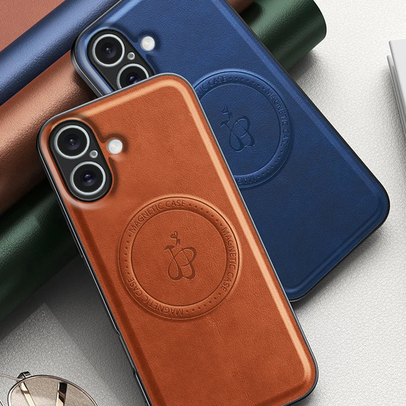 Leather MagSafe Case for Samsung Galaxy