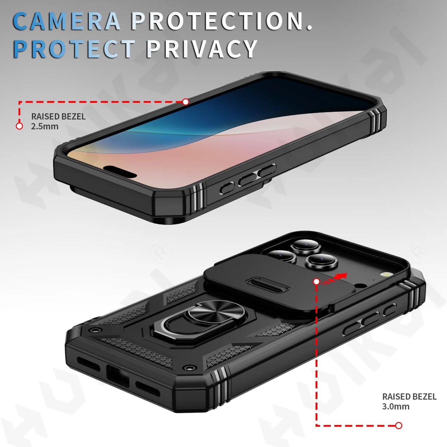 Rugged Swivel Kickstand iPhone Case
