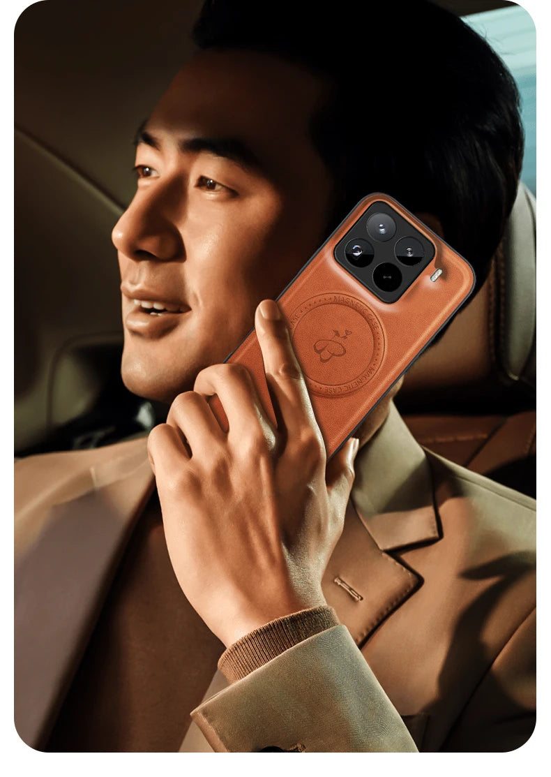 Xiaomi Magnetic Leather Wireless Case