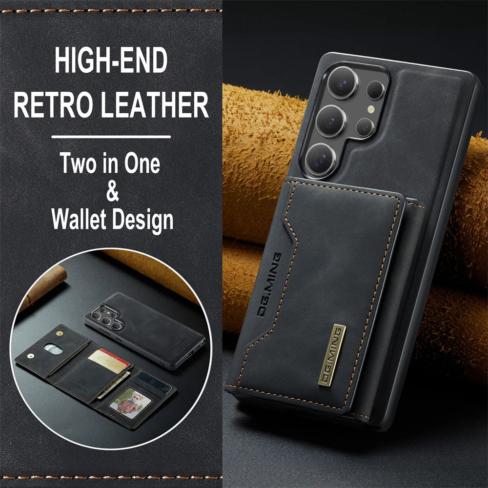 Magnetic Card Wallet Case for Samsung