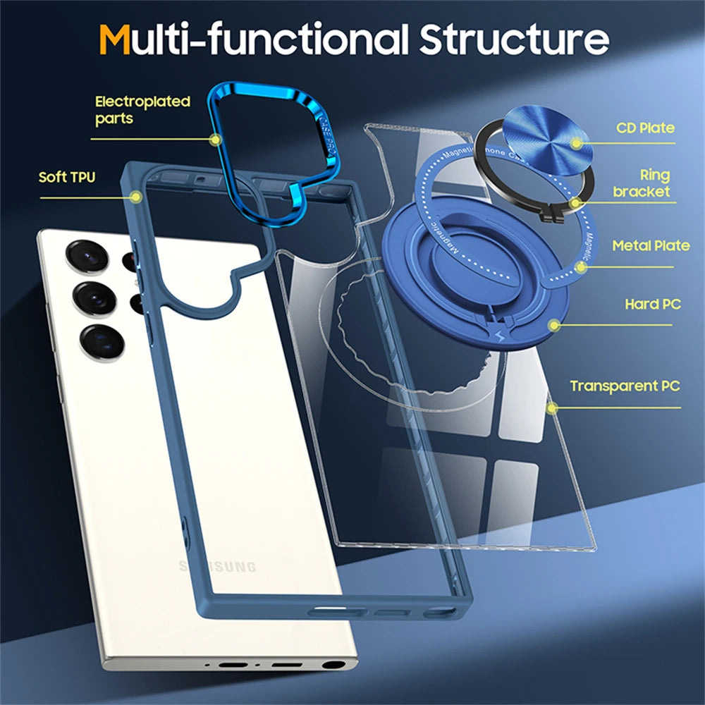 MagSafe Clear Stand Case for Samsung