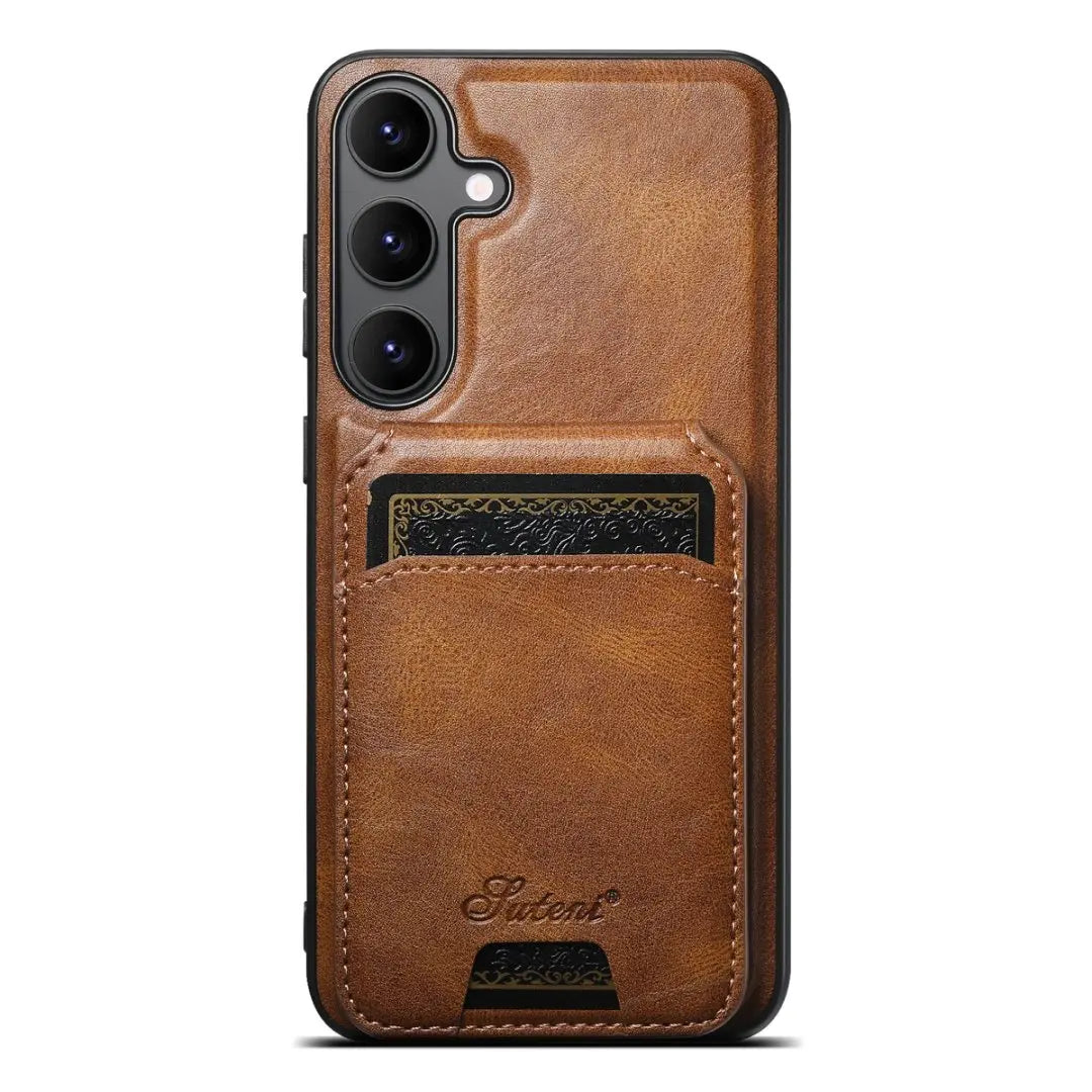 Samsung Magnetic Leather Wallet Case