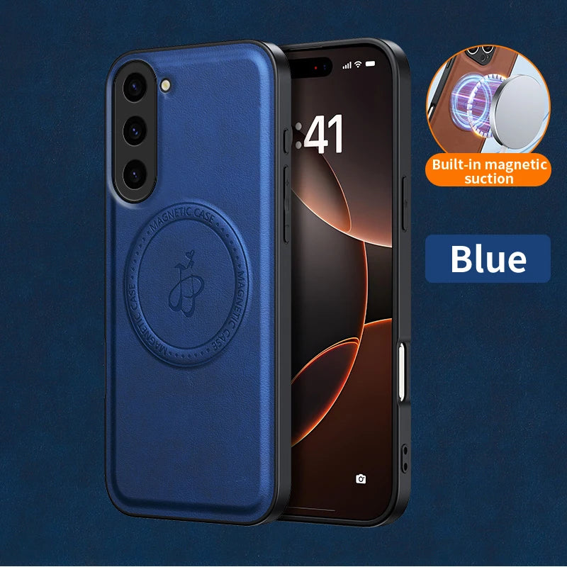 Leather MagSafe Case for Samsung Galaxy