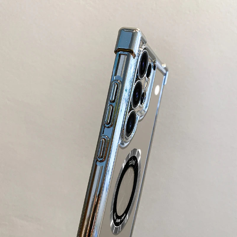 Magnetic Wireless Case Samsung Galaxy