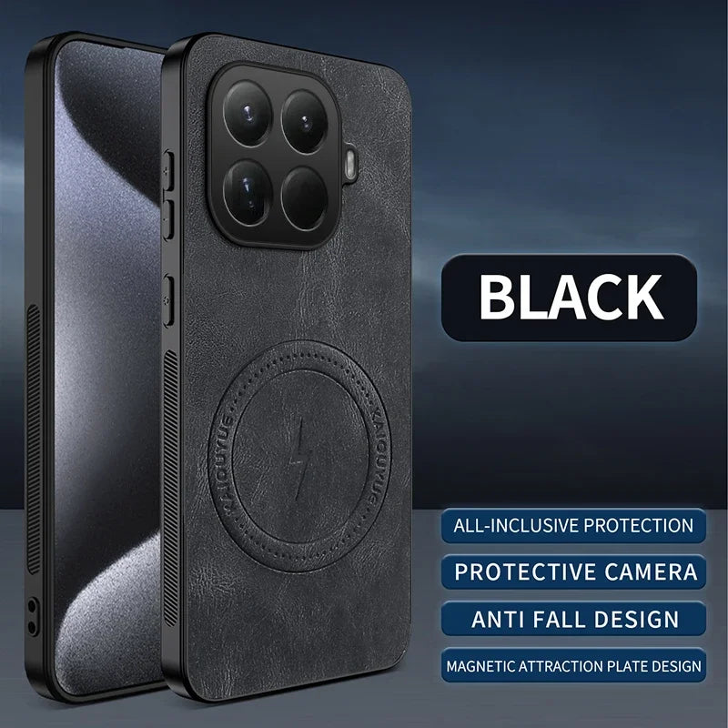 Magnetic Leather Shockproof Case Xiaomi