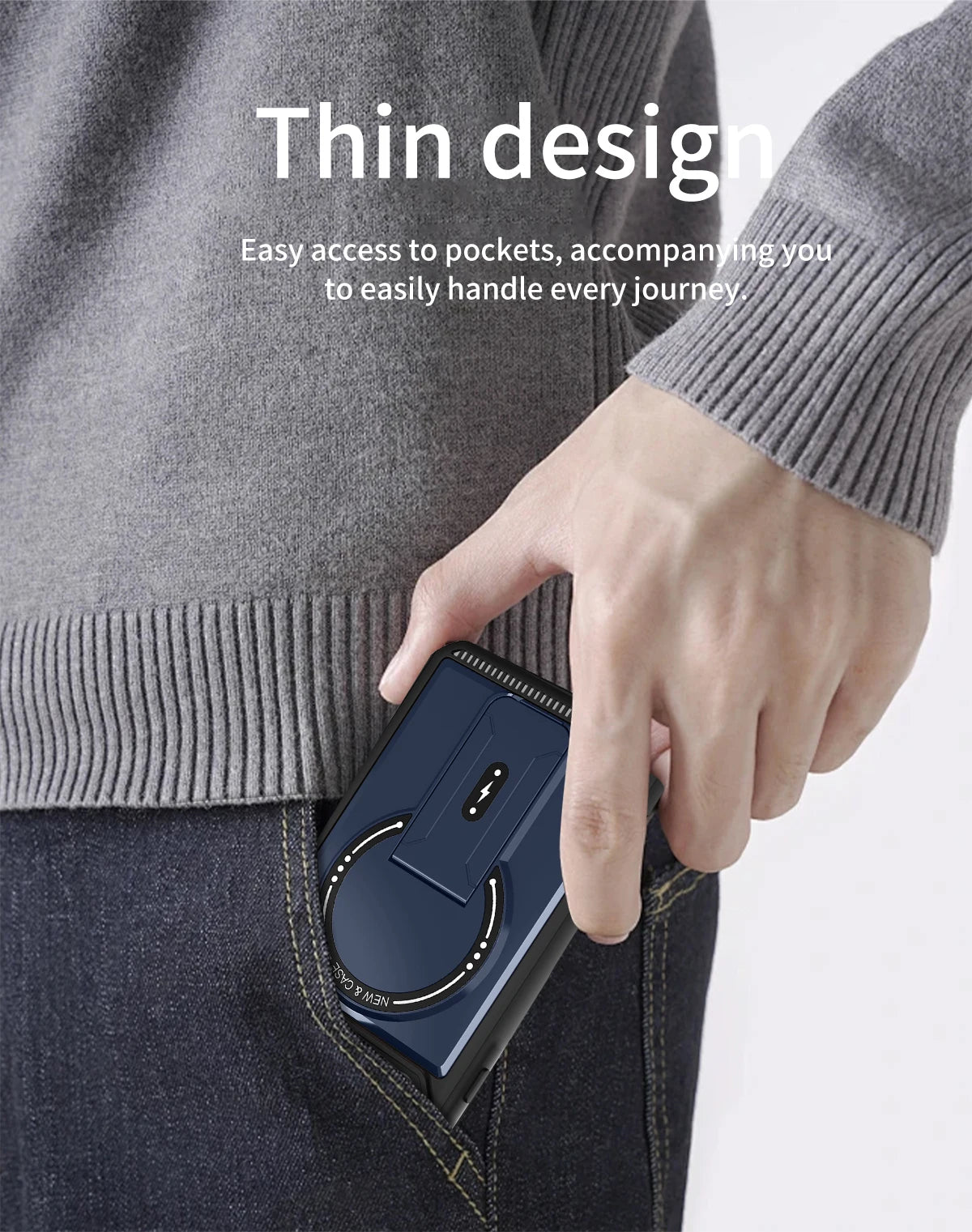 Magnetic Bracket Phone Case Samsung