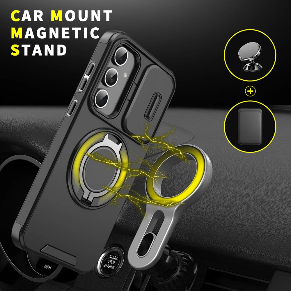 Samsung Magnetic Ring Stand Lens Case