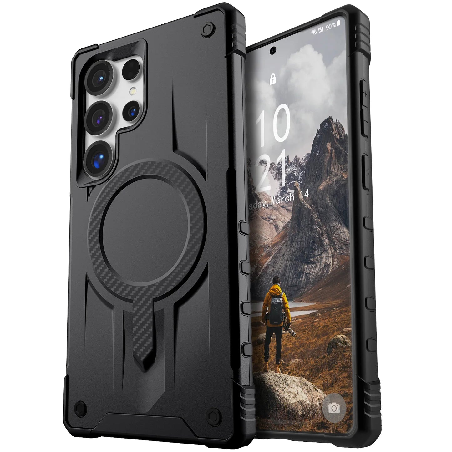 Samsung Galaxy S Case with Dual Glass