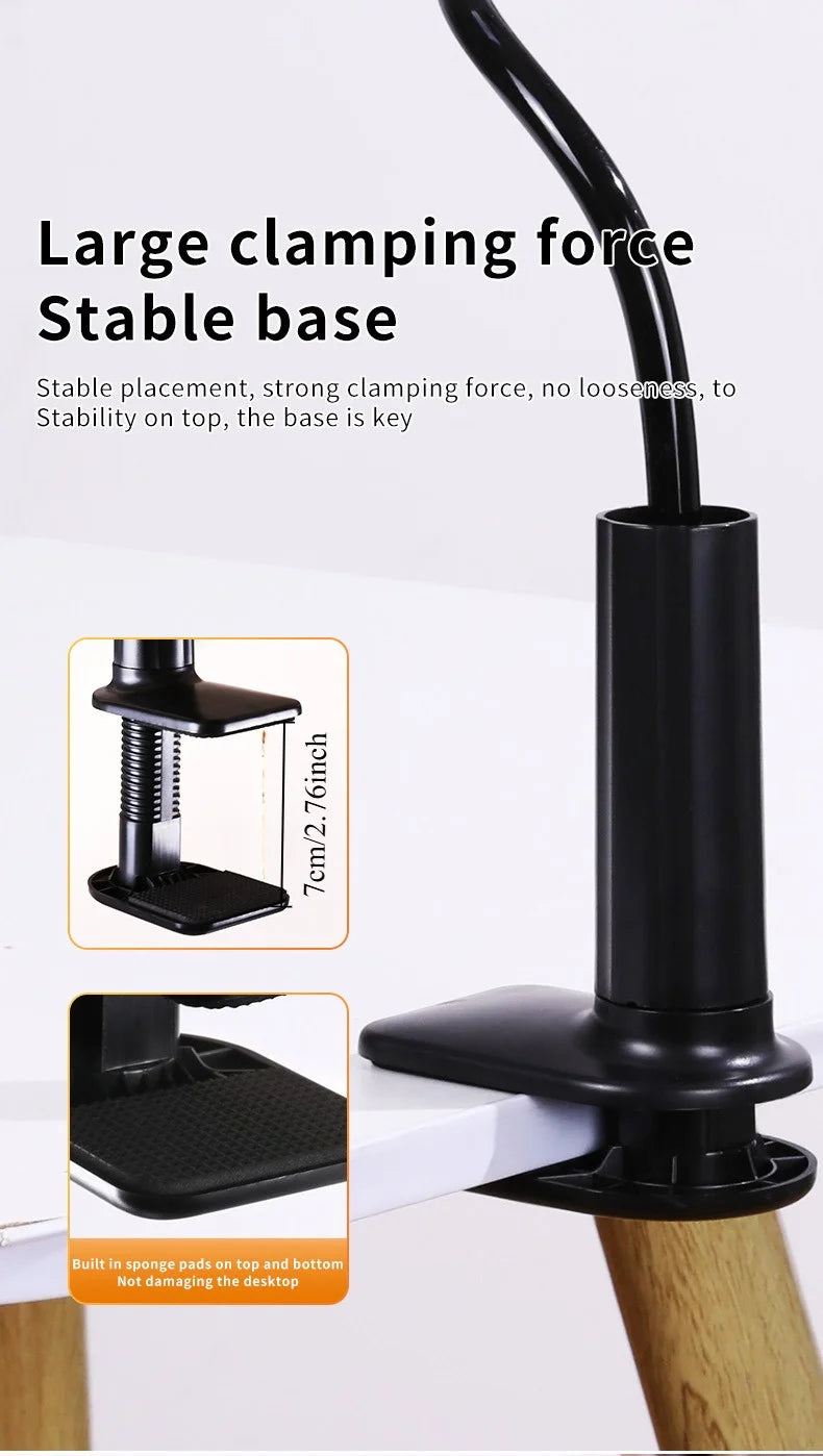 Adjustable Rotating Clip Phone Holder