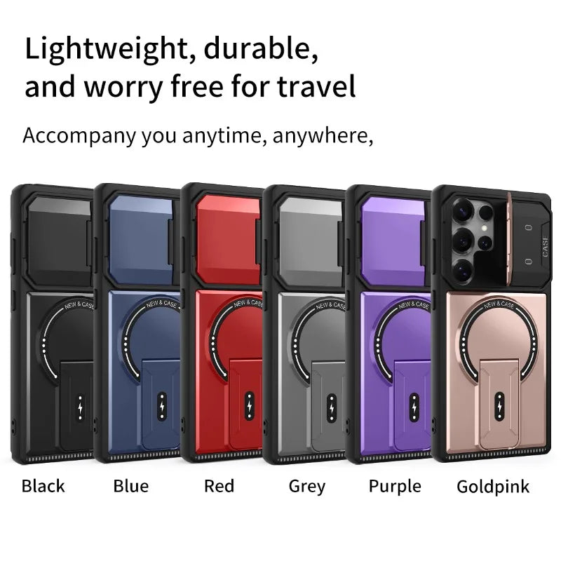 Magnetic Bracket Phone Case Samsung