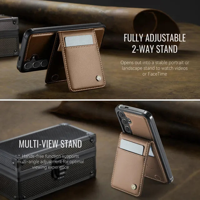 Magnetic Wallet Case Samsung Galaxy