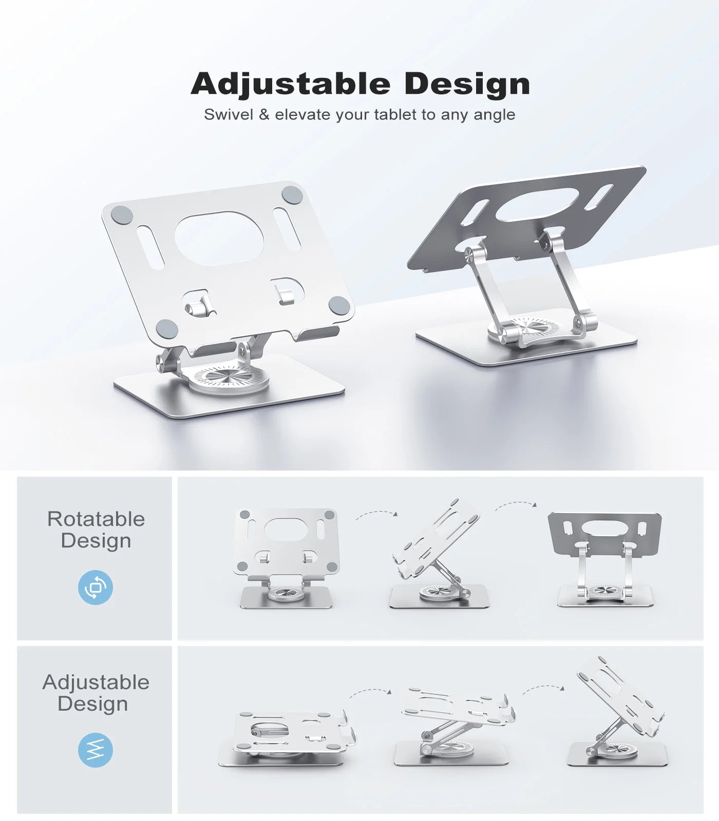 Aluminum Adjustable Tablet Stand Holder