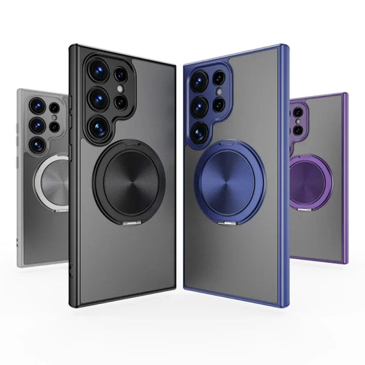 MagSafe Matte Clear Samsung Ring Case