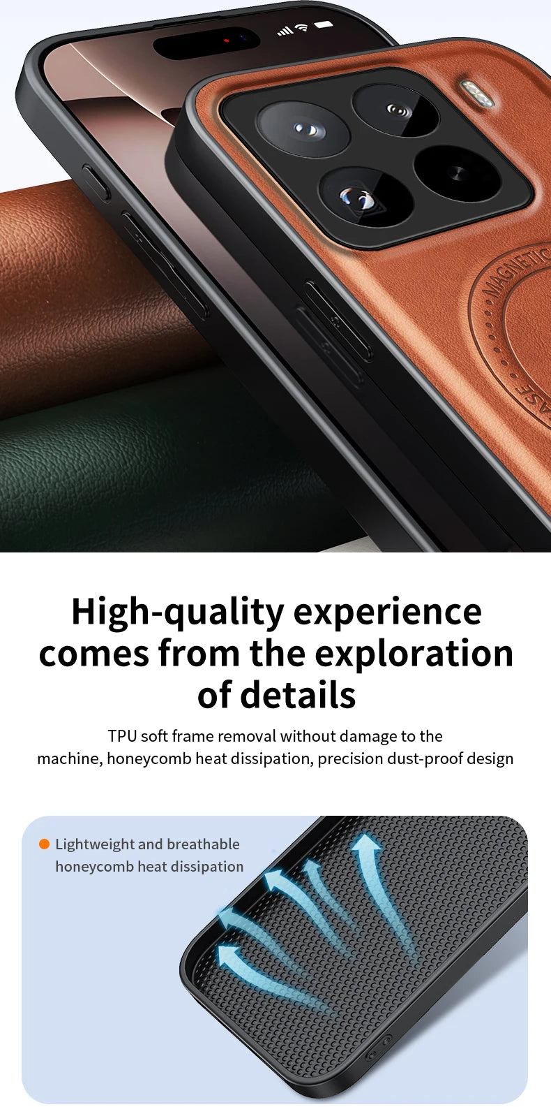 Xiaomi Magnetic Leather Stand Case
