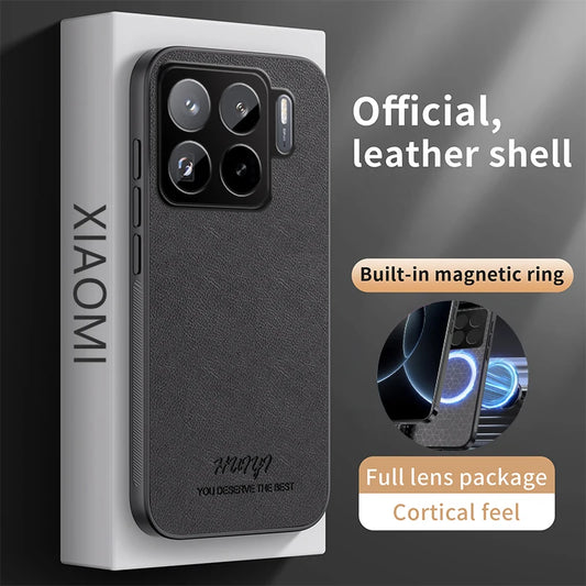 Magnetic Leather Shockproof Case Xiaomi