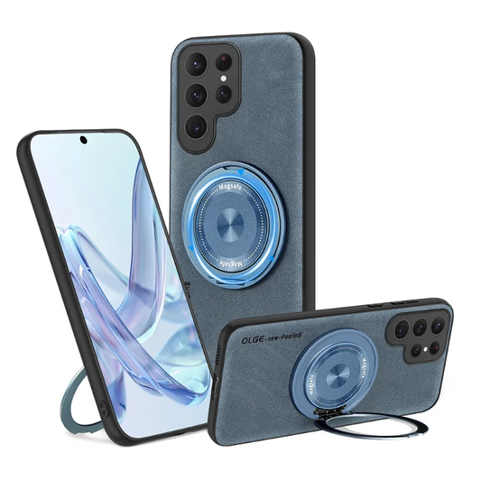 MagSafe Ring Leather Case for Samsung