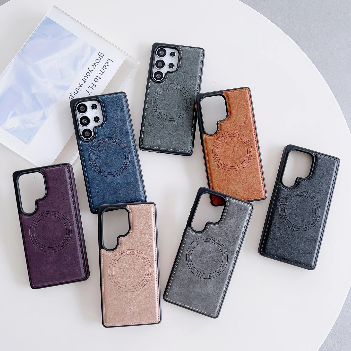 Leather MagSafe Case with Lens Guard