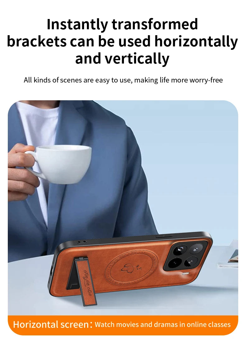Xiaomi Magnetic Leather Stand Case