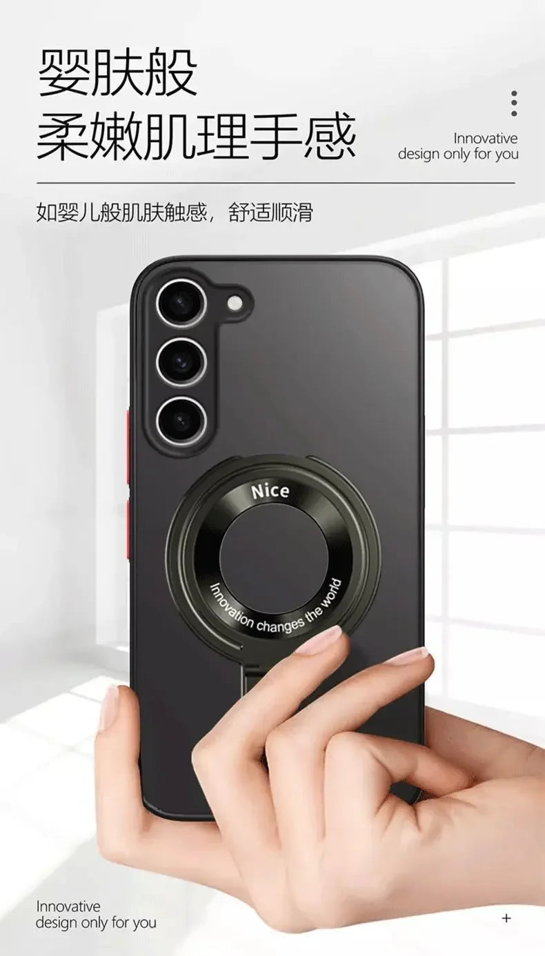 Luxury Matte MagSafe Case Samsung Galaxy