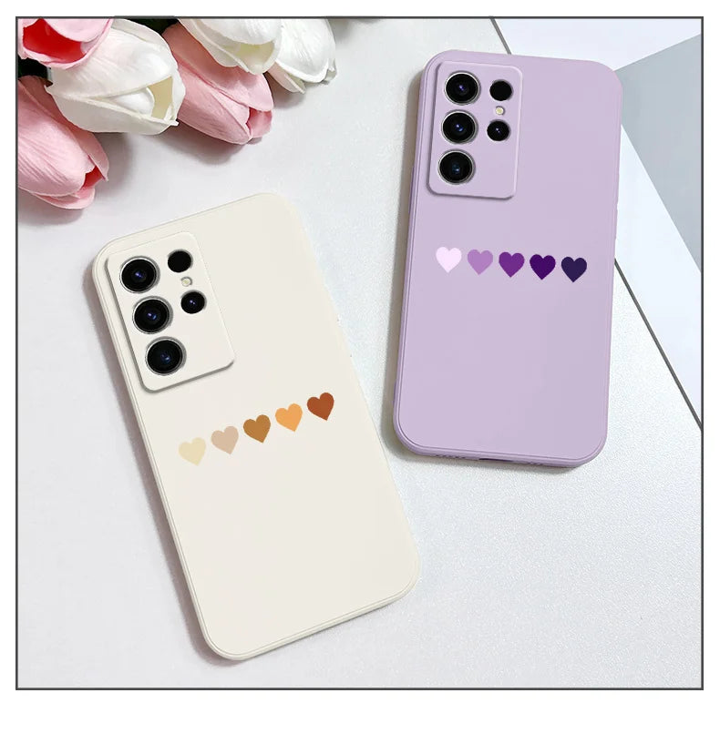 Gradient Heart Case for Samsung Galaxy