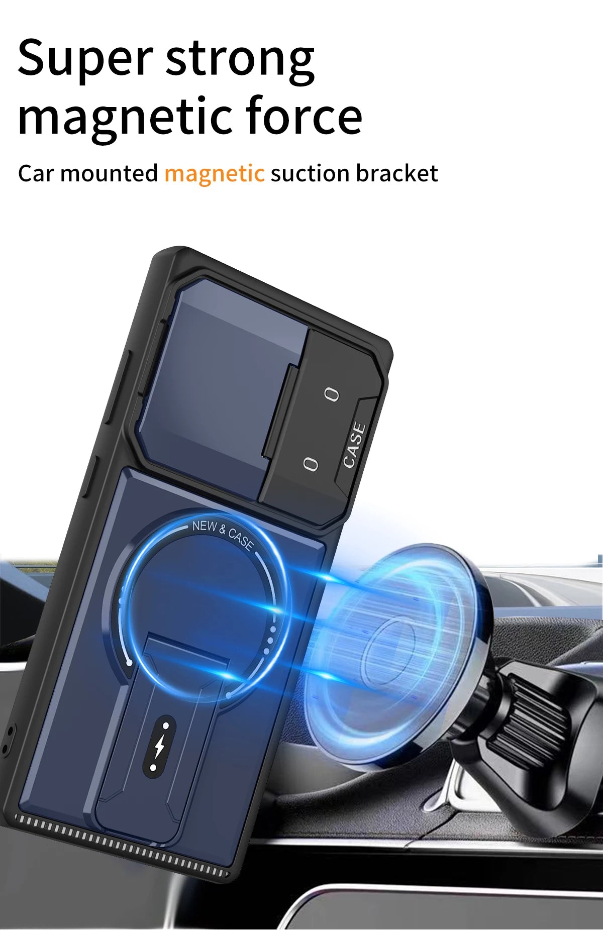Magnetic Bracket Phone Case Samsung