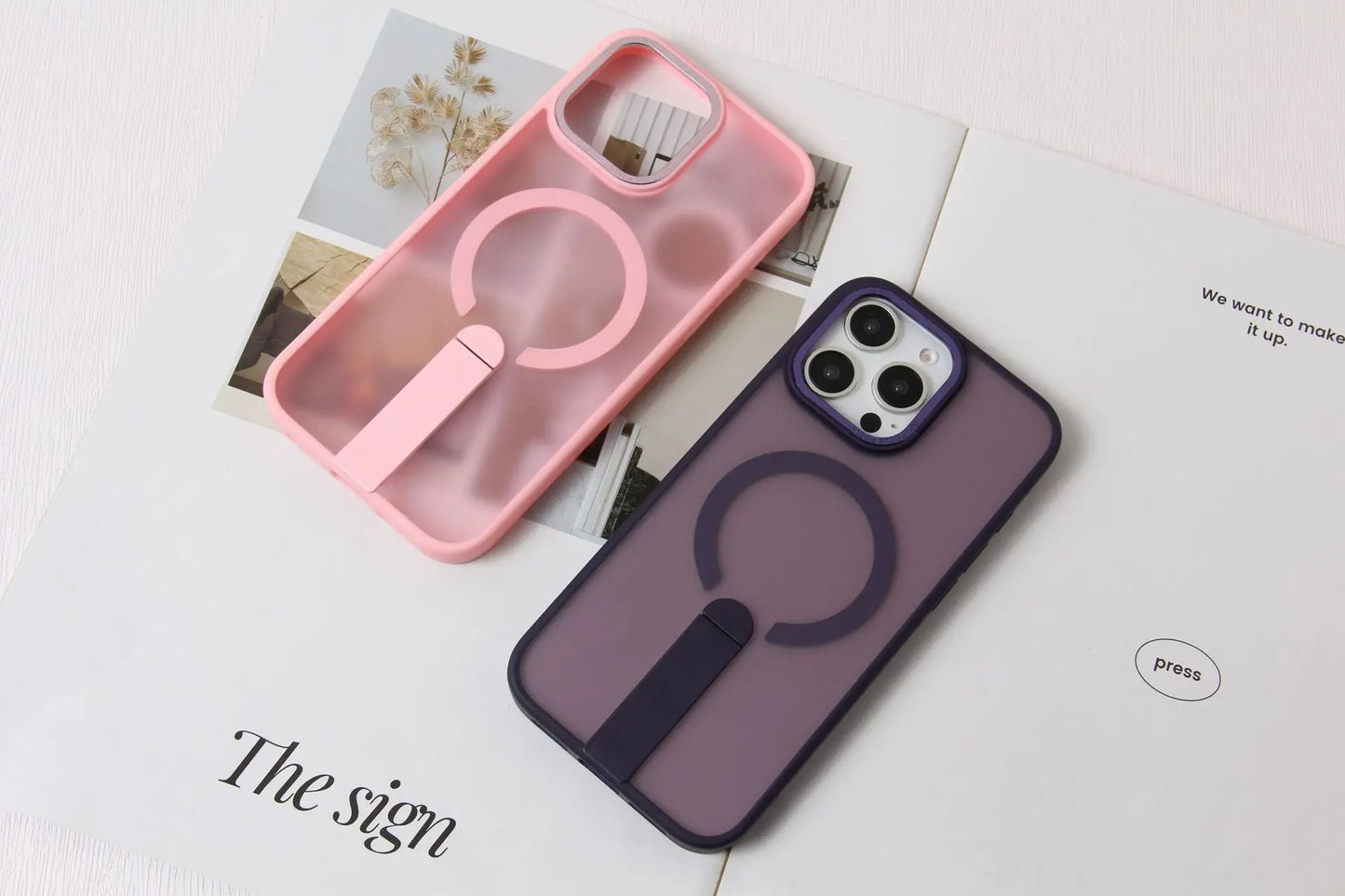 MagSafe Stand Clear & Matte iPhone Case