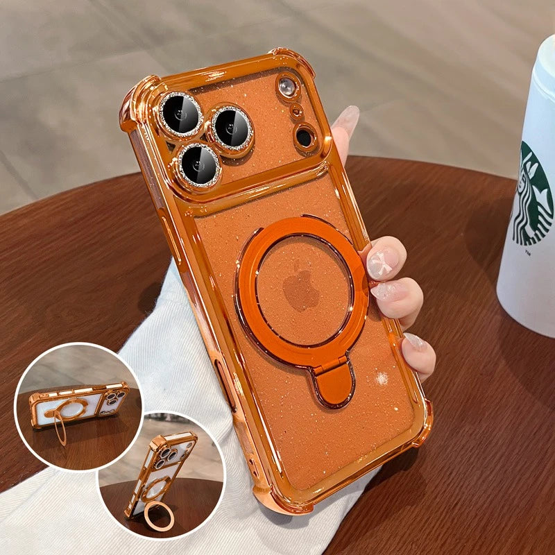 MagSafe Bling Glitter Clear iPhone Case