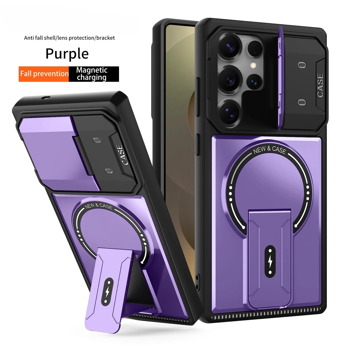 Magnetic Bracket Phone Case Samsung