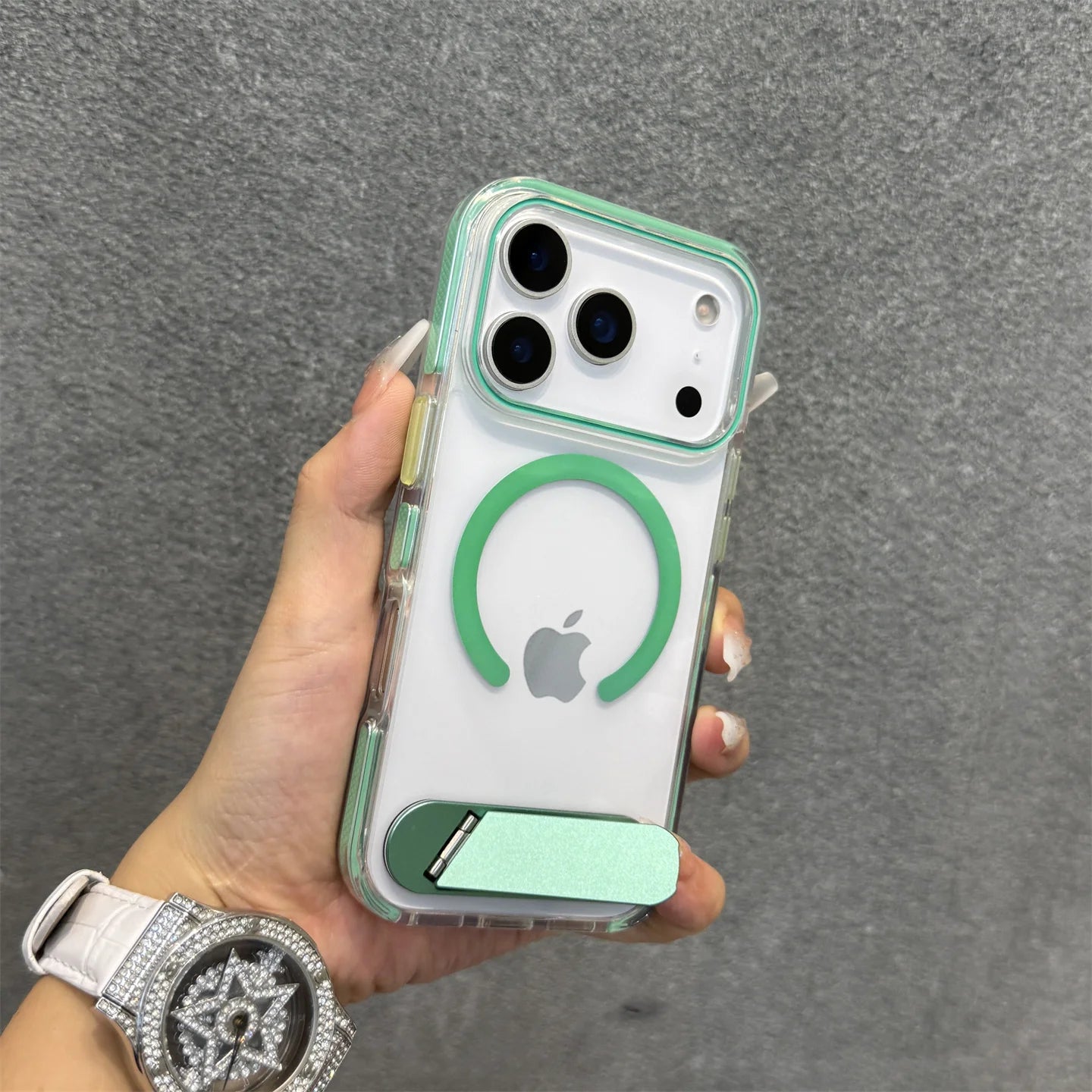 Transparent Orange MagSafe Acrylic Case