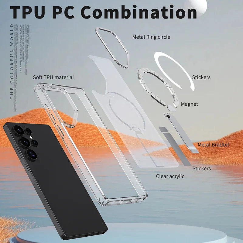 MagSafe Metal Bumper Case for Samsung