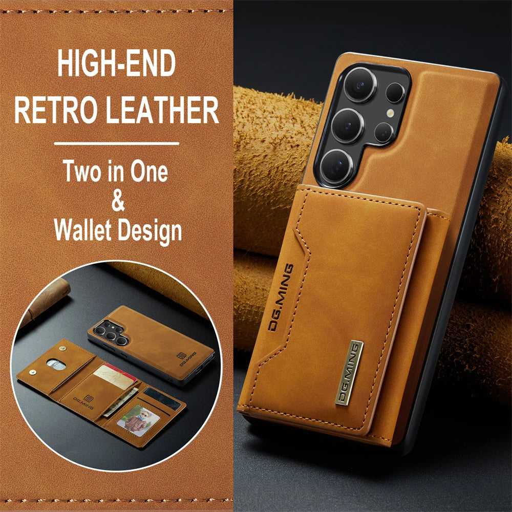 Magnetic Card Wallet Case for Samsung