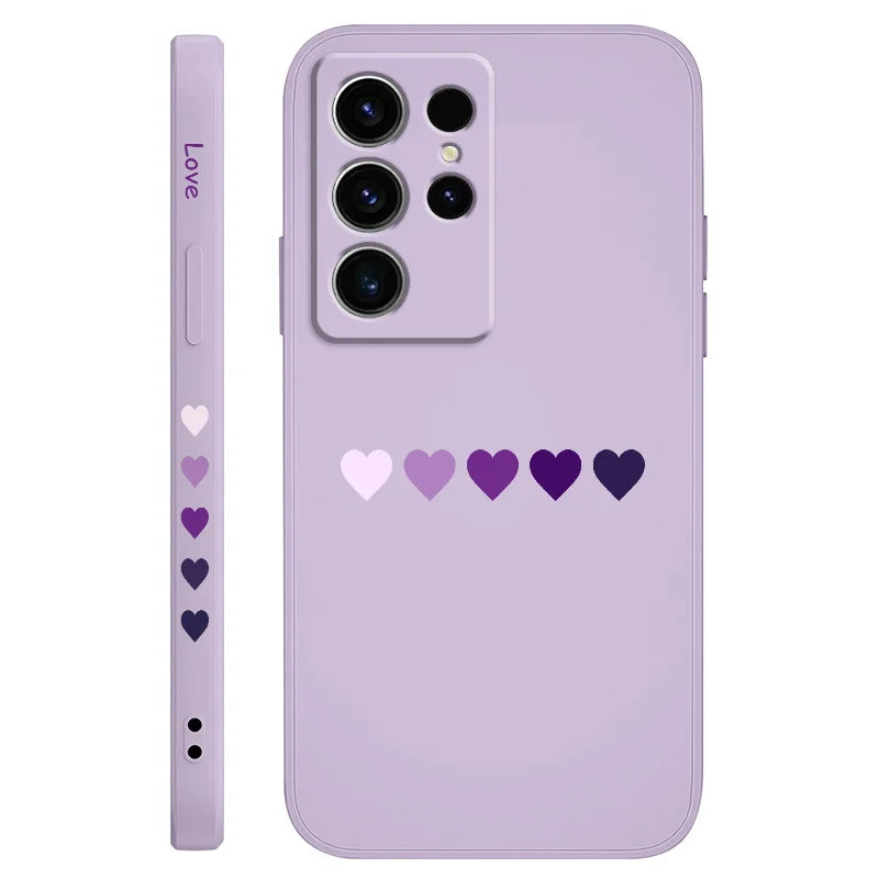Gradient Heart Case for Samsung Galaxy