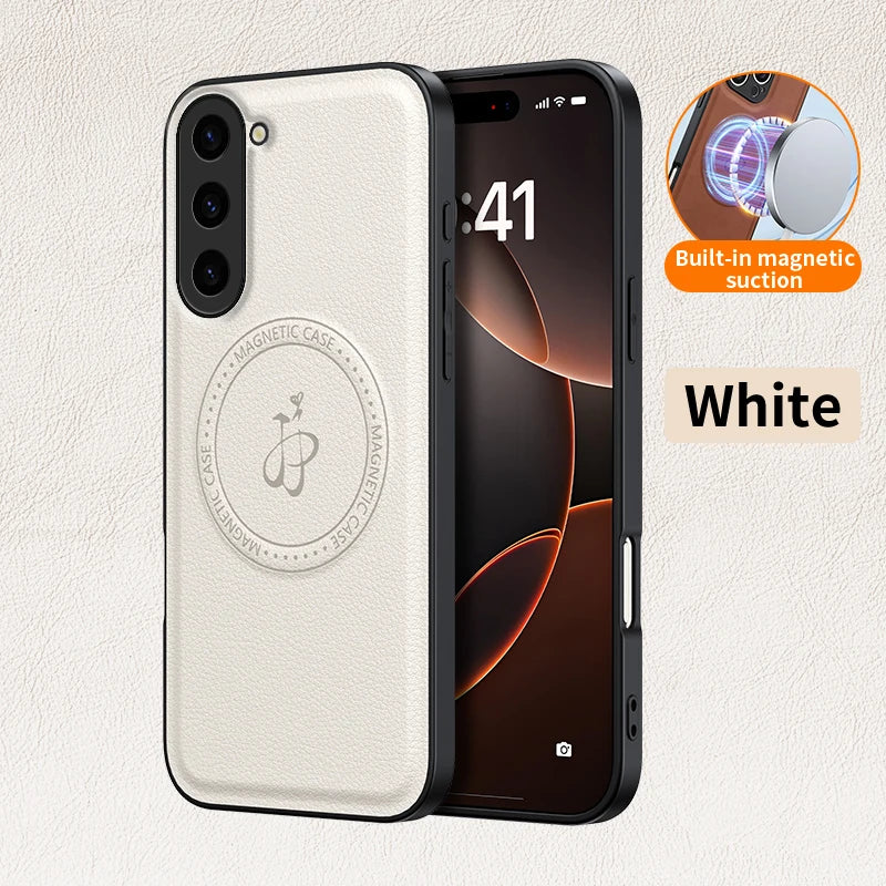 Leather MagSafe Case for Samsung Galaxy