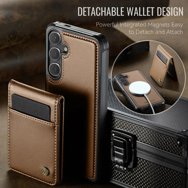 Magnetic Wallet Case Samsung Galaxy