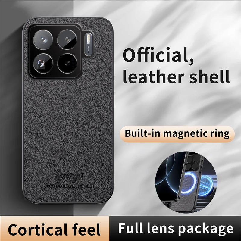 Magnetic Leather Shockproof Case Xiaomi