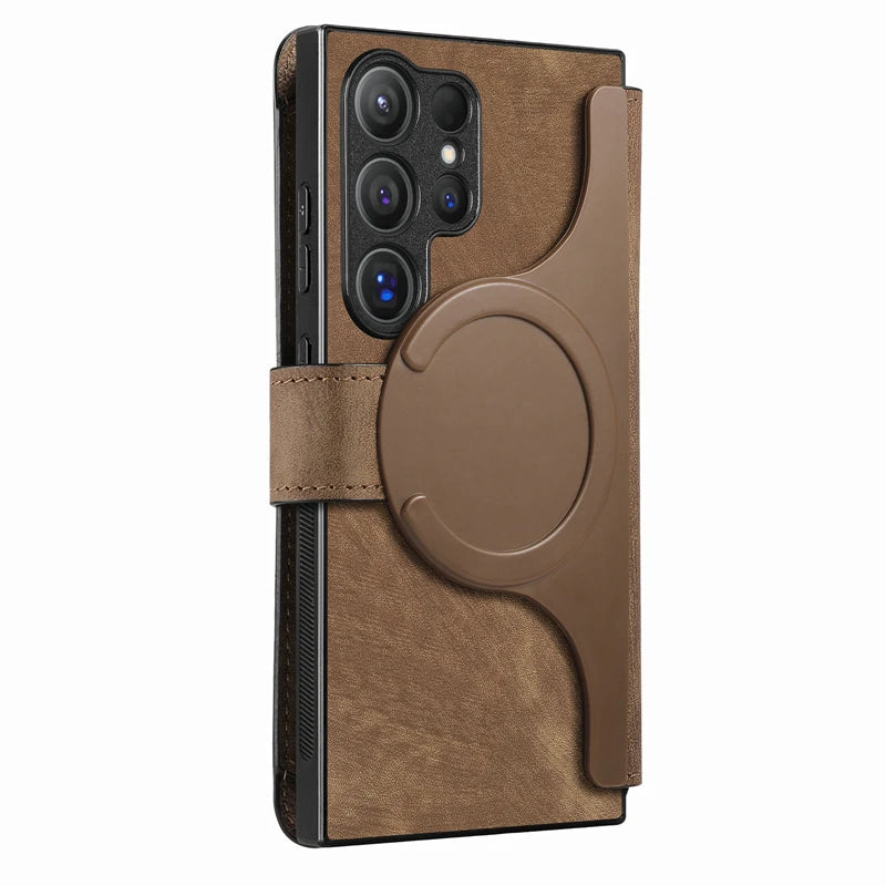 MagSafe Wallet Leather Case for Samsung