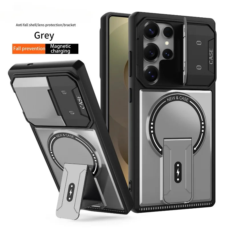 Magnetic Bracket Phone Case Samsung